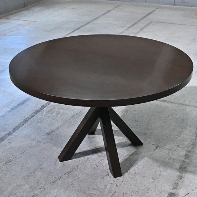 Cassina ixc「VENTO/ヴェント」植木莞爾 19万 ダイニングテーブル リビング ラウンド 丸 デスク モダン カッシーナ・イクスシー【 中古家具/中古インテリア/USED家具ユーズド家具/リサイクル】