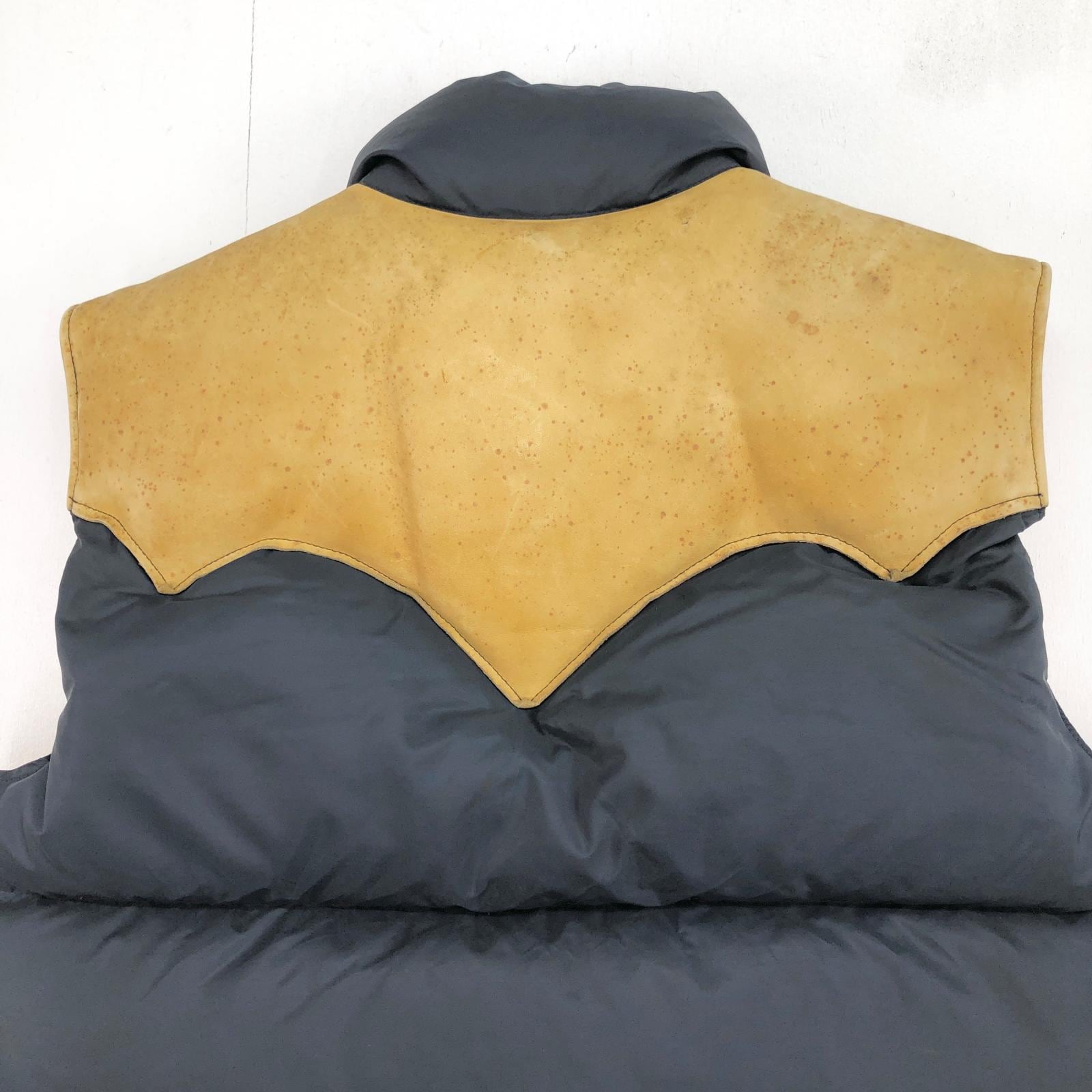 ROCKY MOUNTAIN ロッキーマウンテン 70年代 DOWN VEST ヨーク切り替え