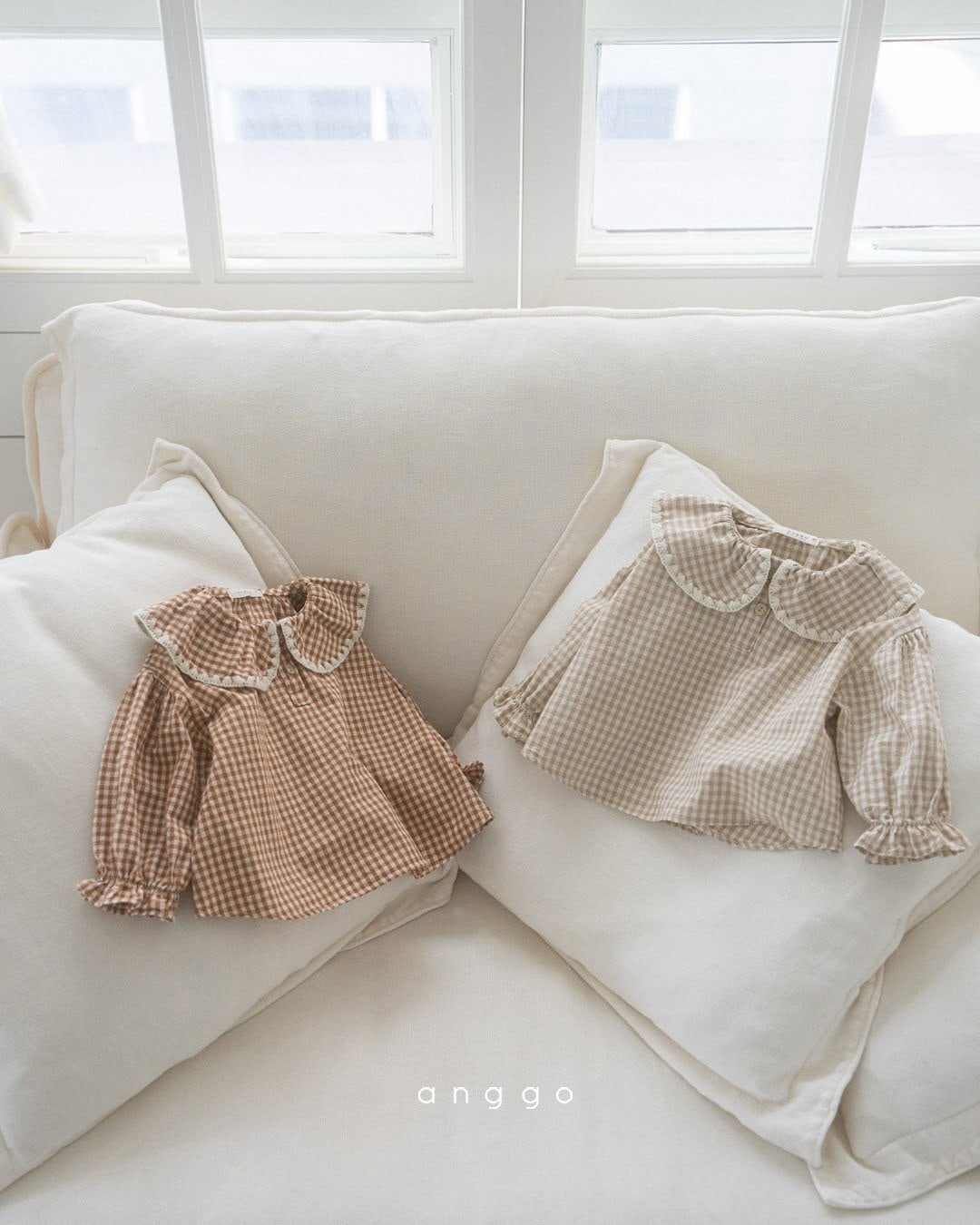 【即納】anggo / キャラメルブラウス