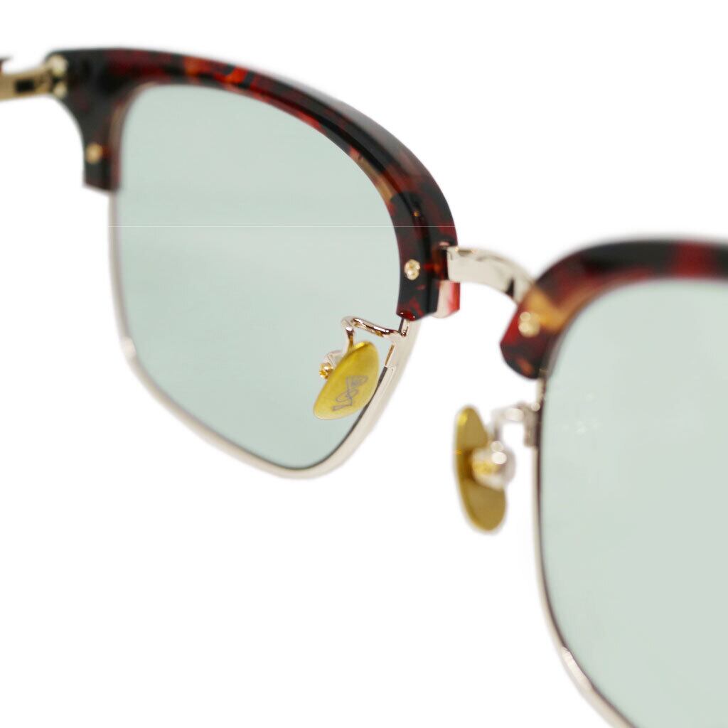Mr.CASANOVA STOMP4 / Red Brown Demi×Gold / Emerald Green Lens