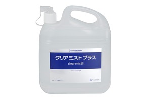 【配送料無料】アルコール除菌剤 クリアミストプラス 5L (弱酸性）(単品）