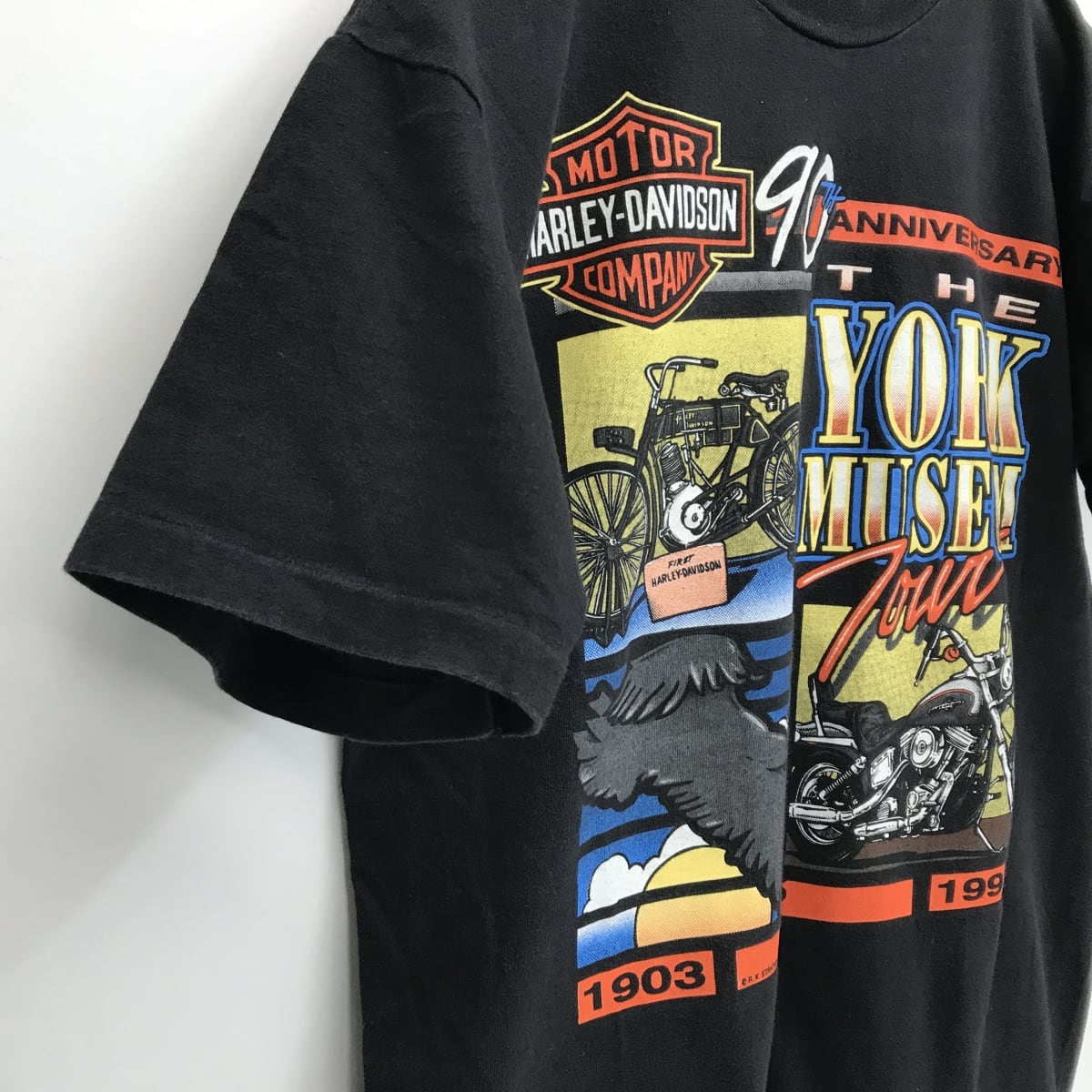 90年製 USA製 ハーレーダビッドソン Tシャツ  半袖 Lサイズ