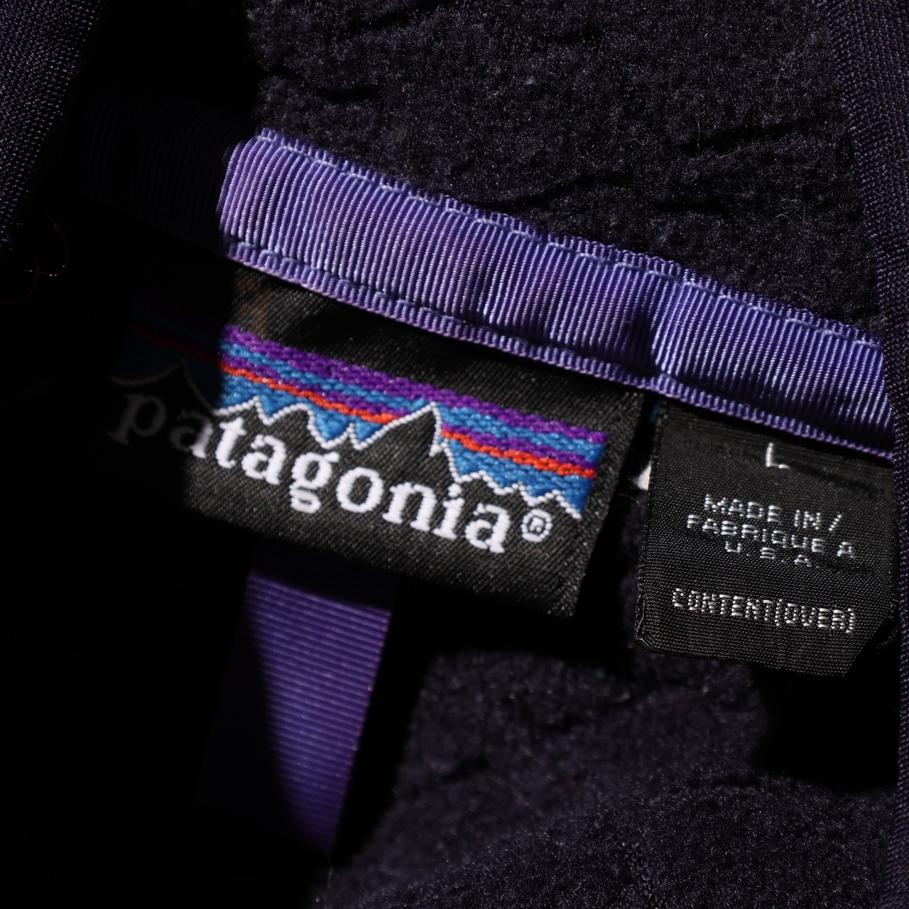 L 92年 USA Synchilla 3-D Zip T-neck  Patagonia パタゴニア シンチラ