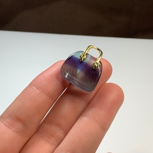 61.天然石とお出かけ☆フローライトカバン・バック