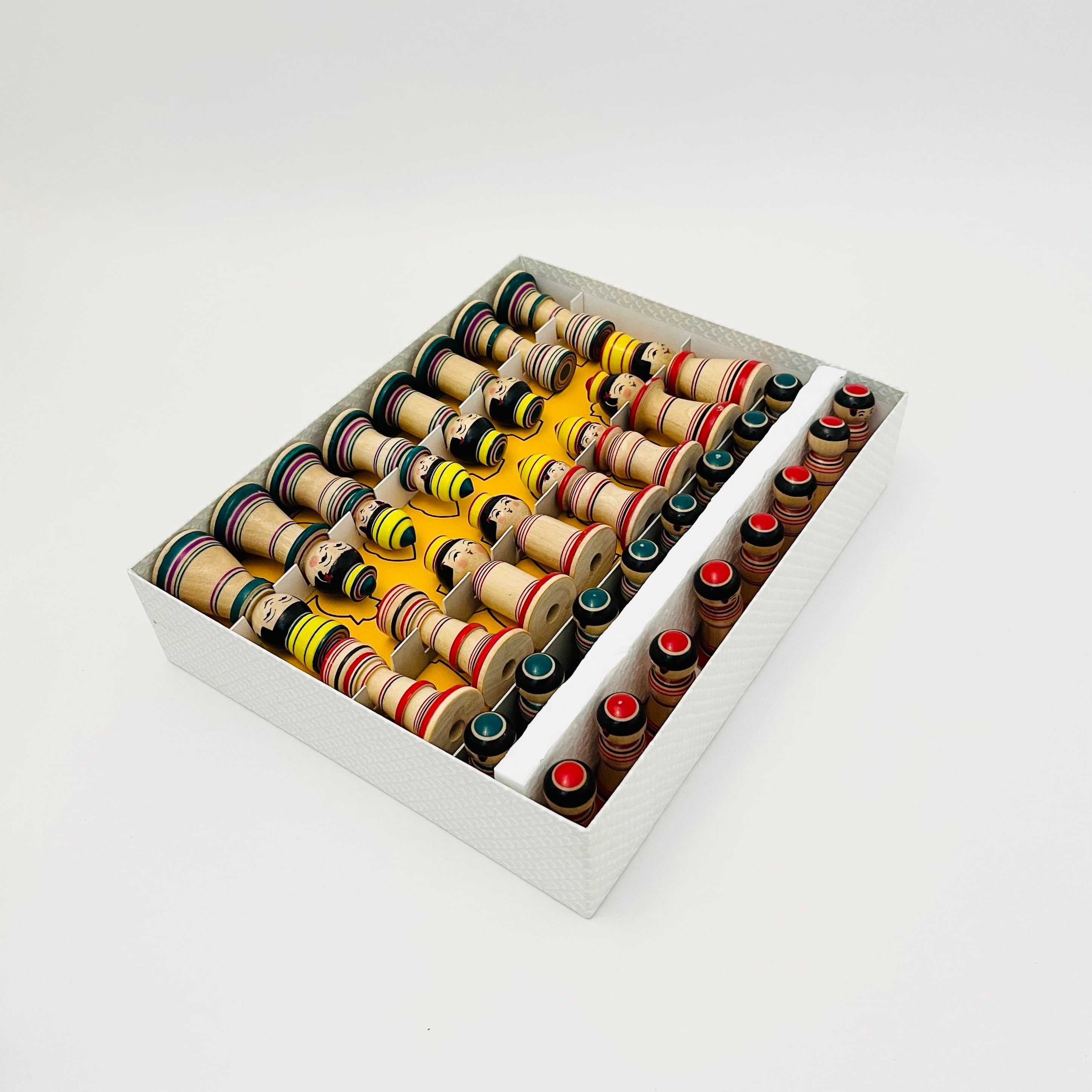 こけしのチェスセット「こけス」(津軽系 / 阿保正文工人作?)