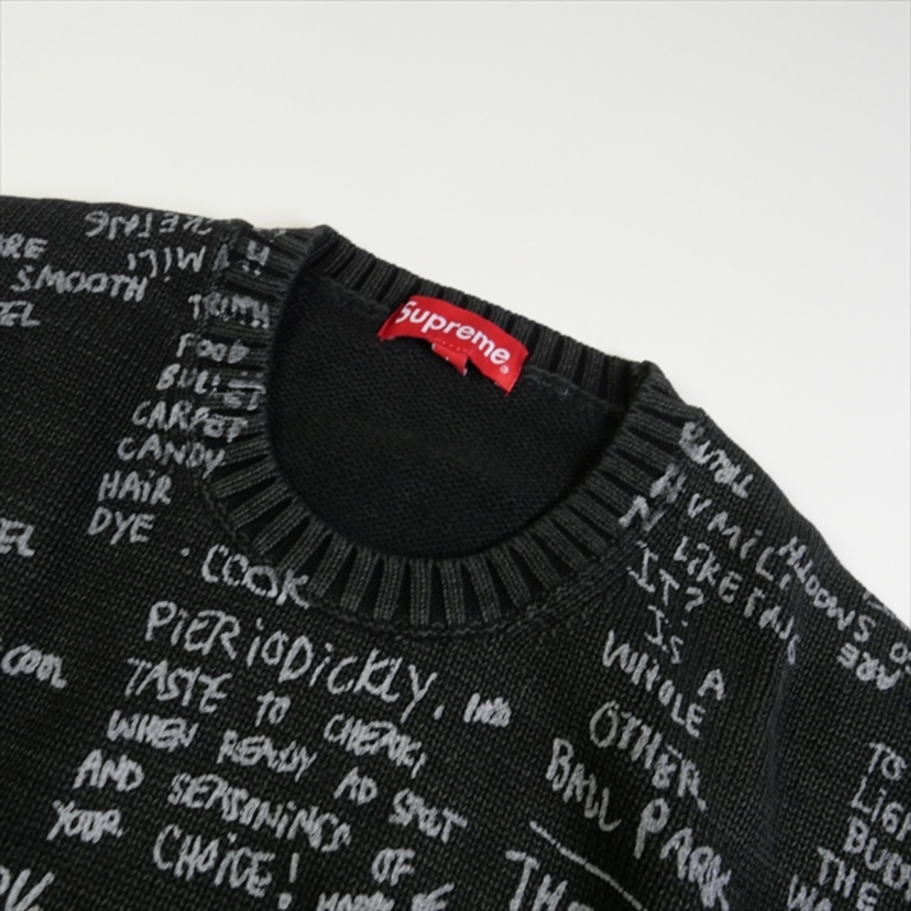 Size【L】 SUPREME シュプリーム 23SS Gonz Poems Sweater Black 