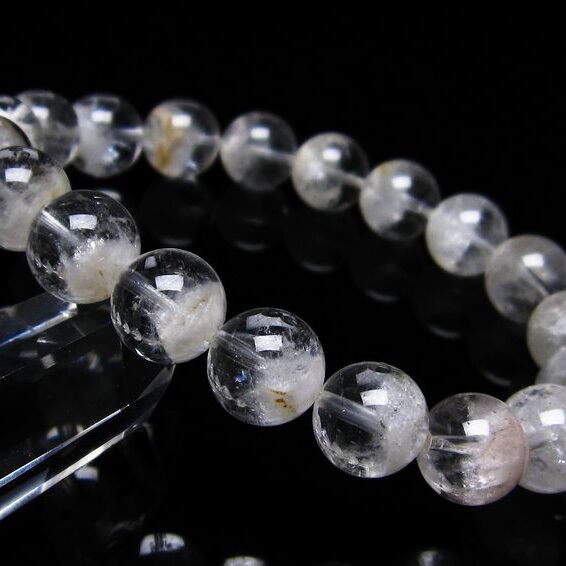 ファーデンクォーツ 水晶 ブレスレット 11mm  おまかせ便 111-22485