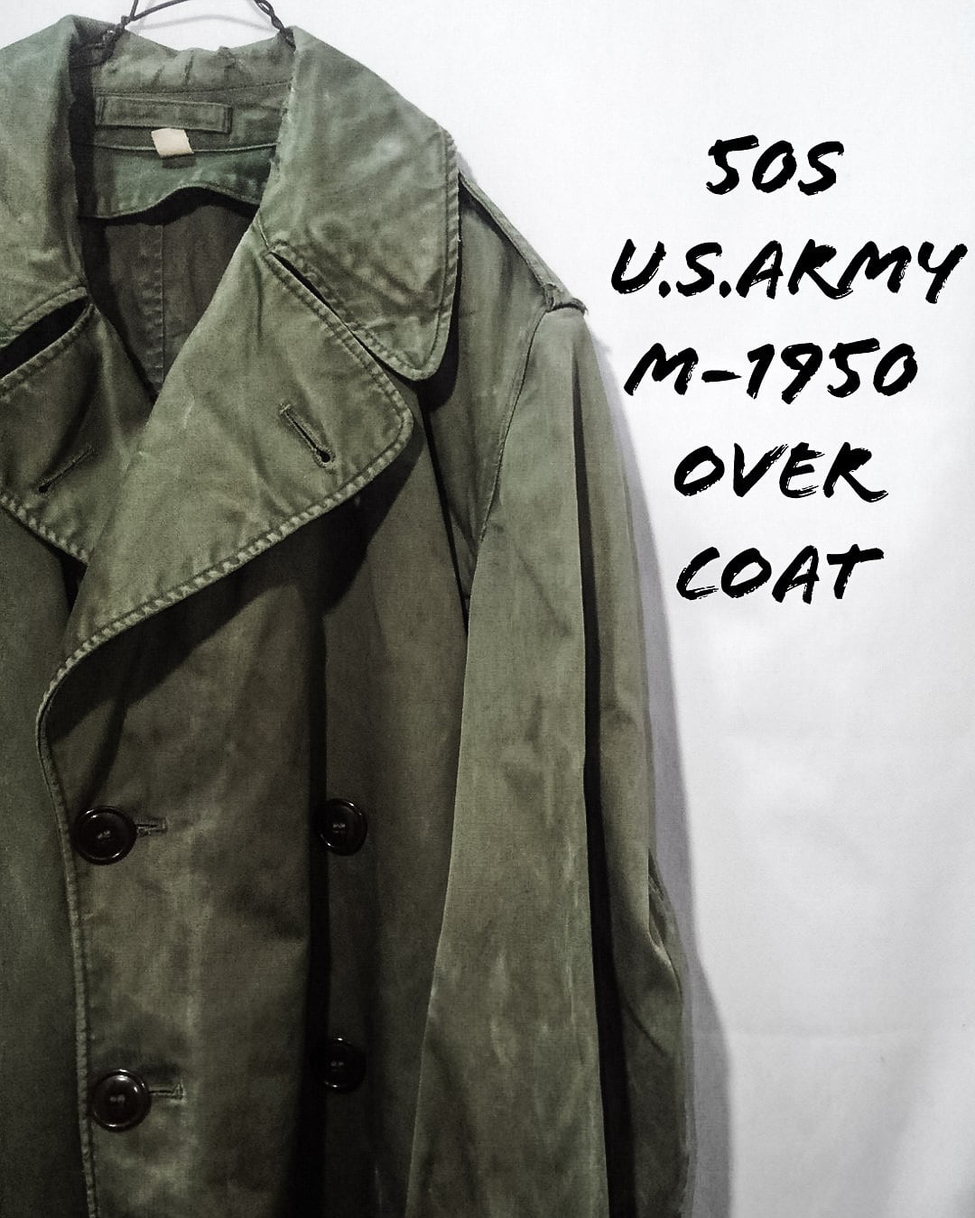 Vintage U.S.ARMY M-1950 Over Coat 50s | 塚野製作所