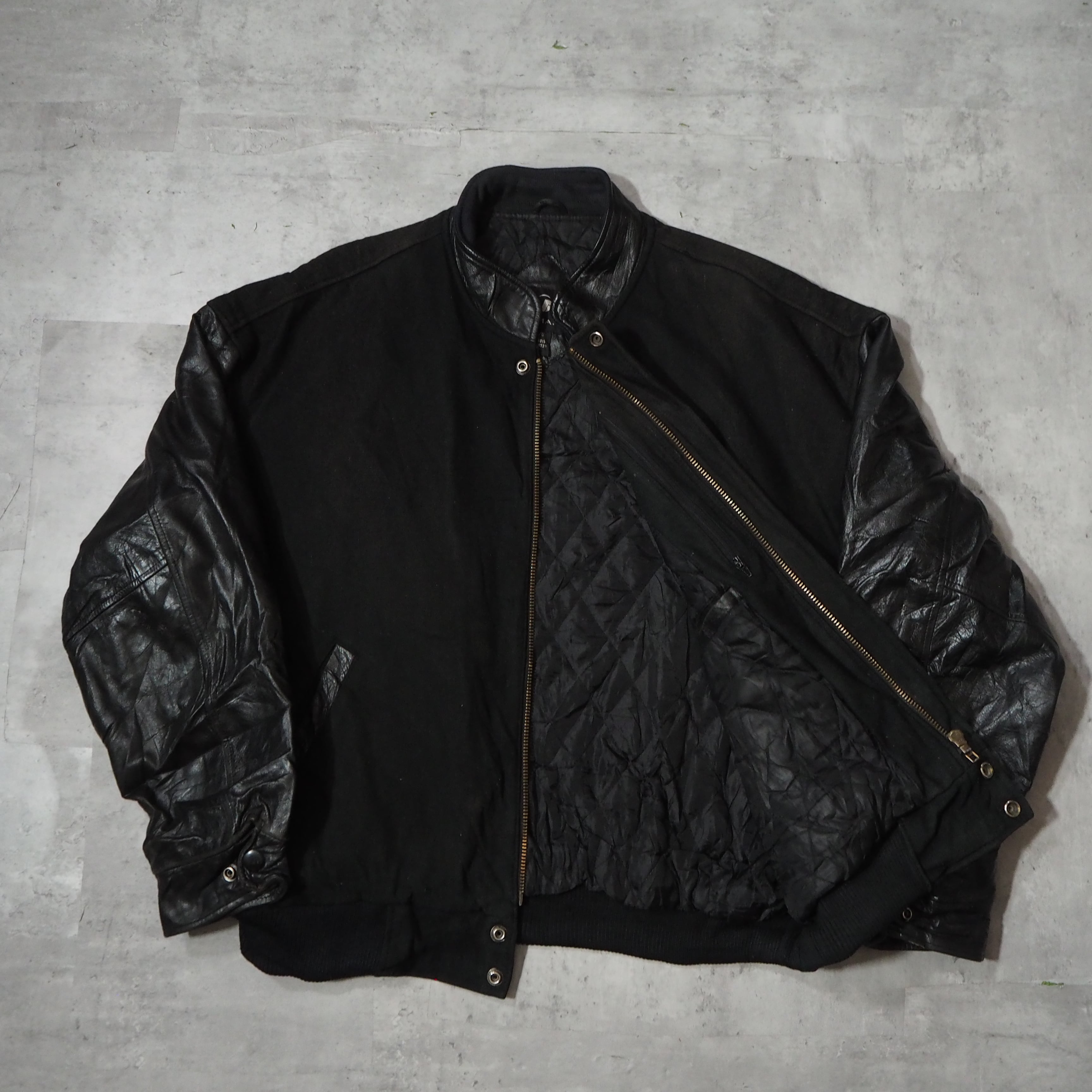 80s-90s black stadium jamper 80年代 90年代 オールブラック