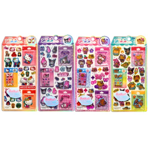 みにちゅあポップシール　サンリオ4種セット