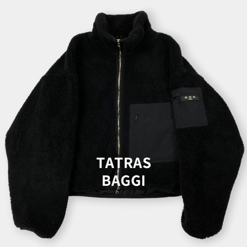 TATRAS タトラス BAGGI バッジ 21AW ノーブル別注 オーバーサイズ ボア ブルゾン ジャケット LTFW21S4255 ブラック アウター / J&NREUSE レディース アウター