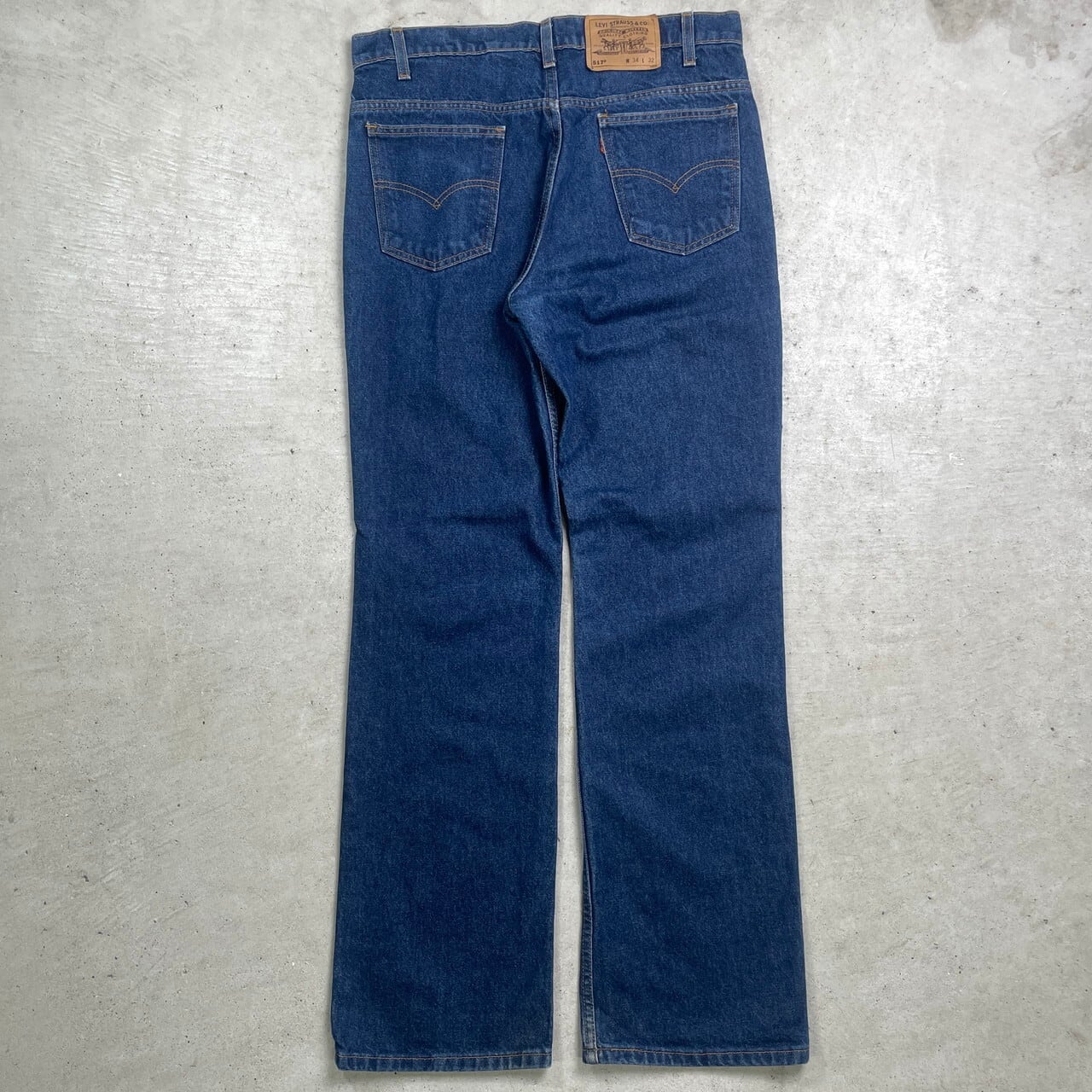 usa製 90s levis517 濃紺 フレアデニム W34 ヴィンテージ