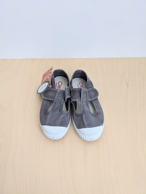 T-Strap Deck Shoes (むら染めGris)  / Cienta