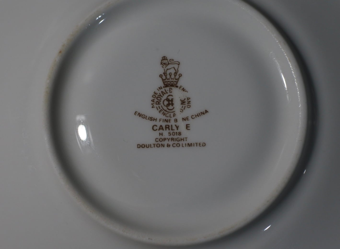 美品】英国製ロイヤルドルトン☆カーライル☆デミタスC/S 6客