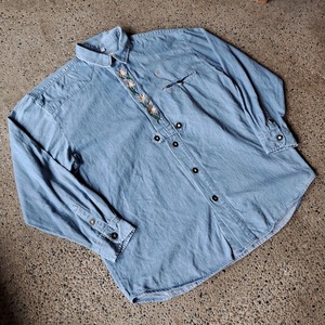 デニム チロリアンシャツ used [306044]