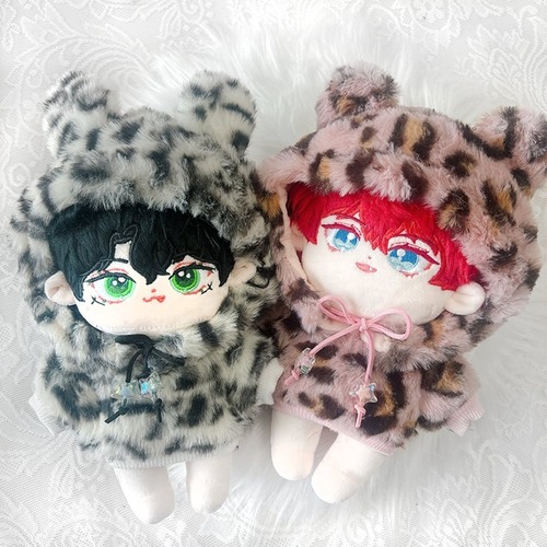 ぬいぐるみ用ヒョウ柄パーカー/15~20cm用TGMC-1006