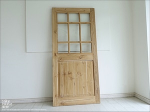 「 S様 サイズオーダードア 」 チーク材ドアLNN 木製扉 玄関ドア 無垢材 建具 室内ドア 店舗 開き戸 カフェ扉 ガラスドア 木製 三大銘木 DIY 幅84x高さ184cm