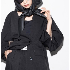 【MARGAUX VINTAGE】バルーンスリーブノーカラージャケット