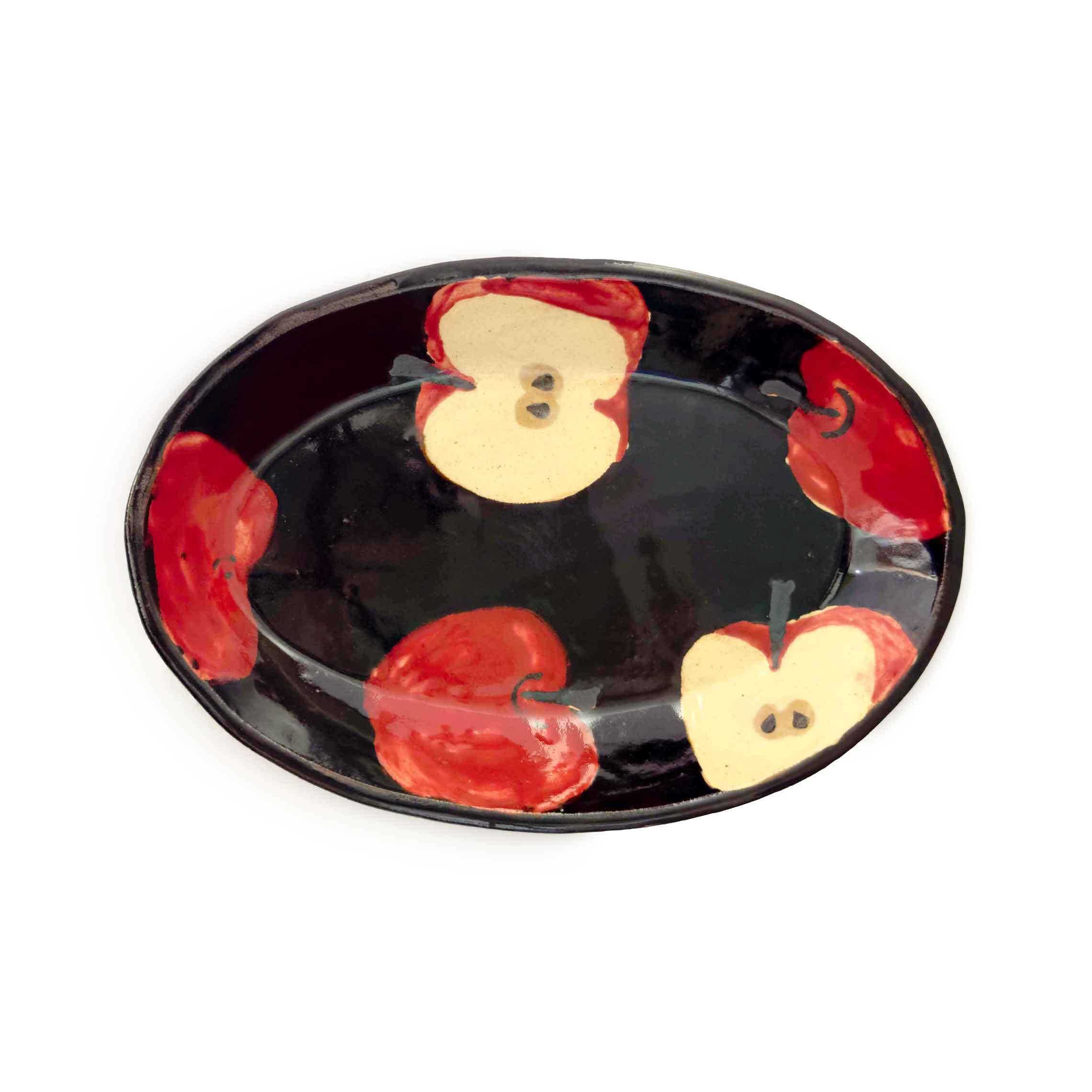 一翠窯】長方皿小 ヘゴ 藍色 [やちむん] | 【琉球ガラス】と