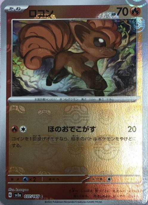 【美品】ロコン(マスターボールC)