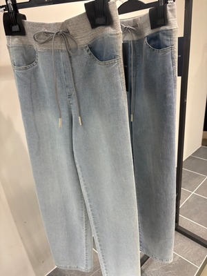 ROBE  サイドライン切り替え　デニムパンツ　611603