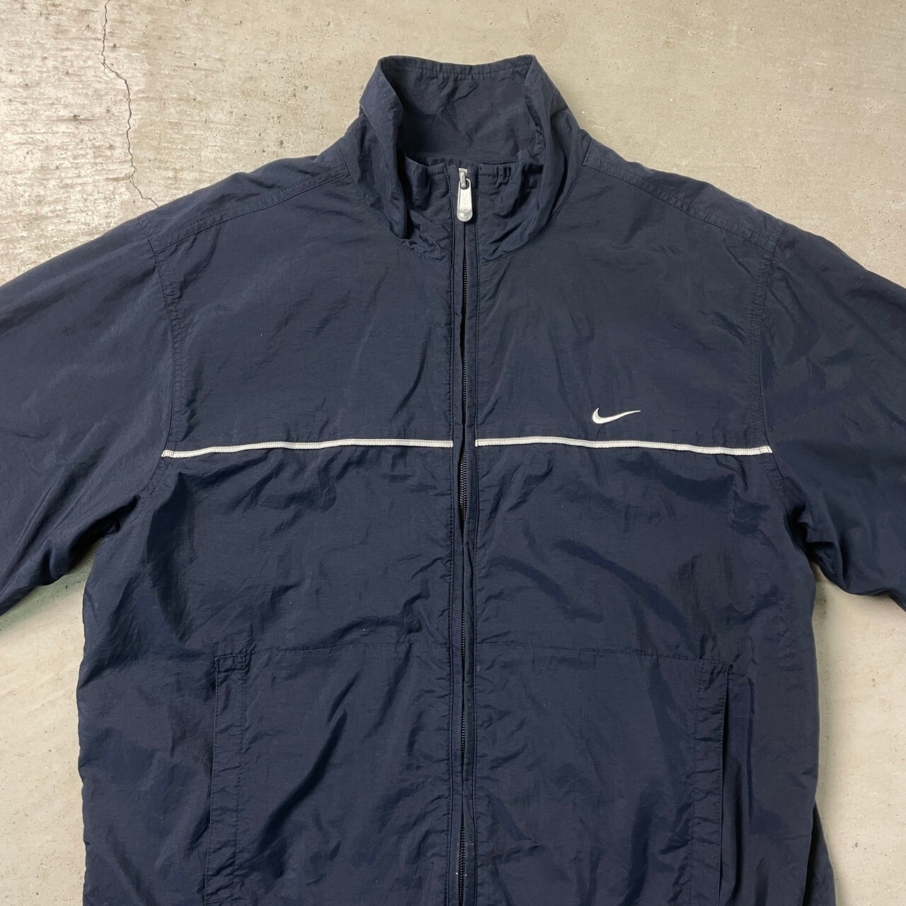 00年代 NIKE ナイキ ナイロンジャケット トラックジャケット メンズM 