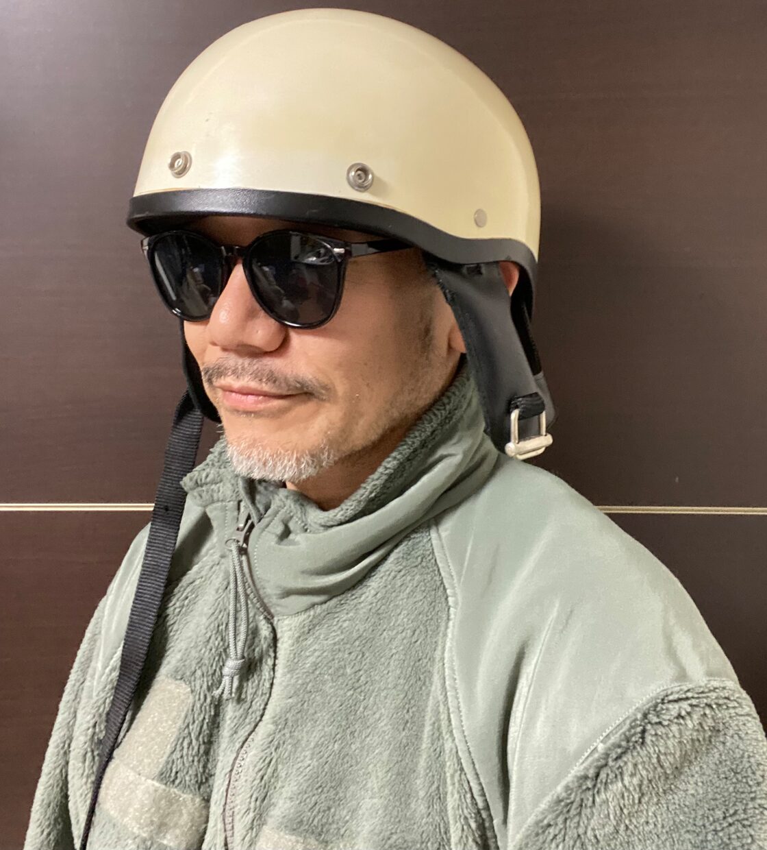 Buco Sears ブコ ハーフ チンカップ付 ビンテージヘルメット HA 