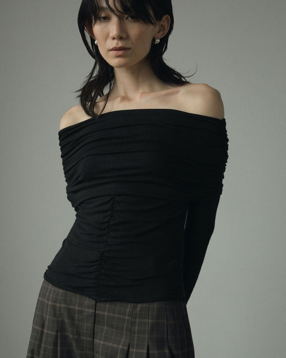 anuke 】Soft Offshoulder Tops | valance 福井｜レディース セレクト