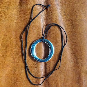 70~90s Tiffany & Co. Elsa Peretti Open Circle Pendant Necklace