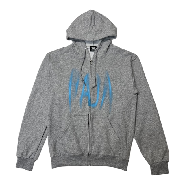 【PAJA STUDIO】Motion Logo Zip Hoodie(Gray)〈国内送料無料〉