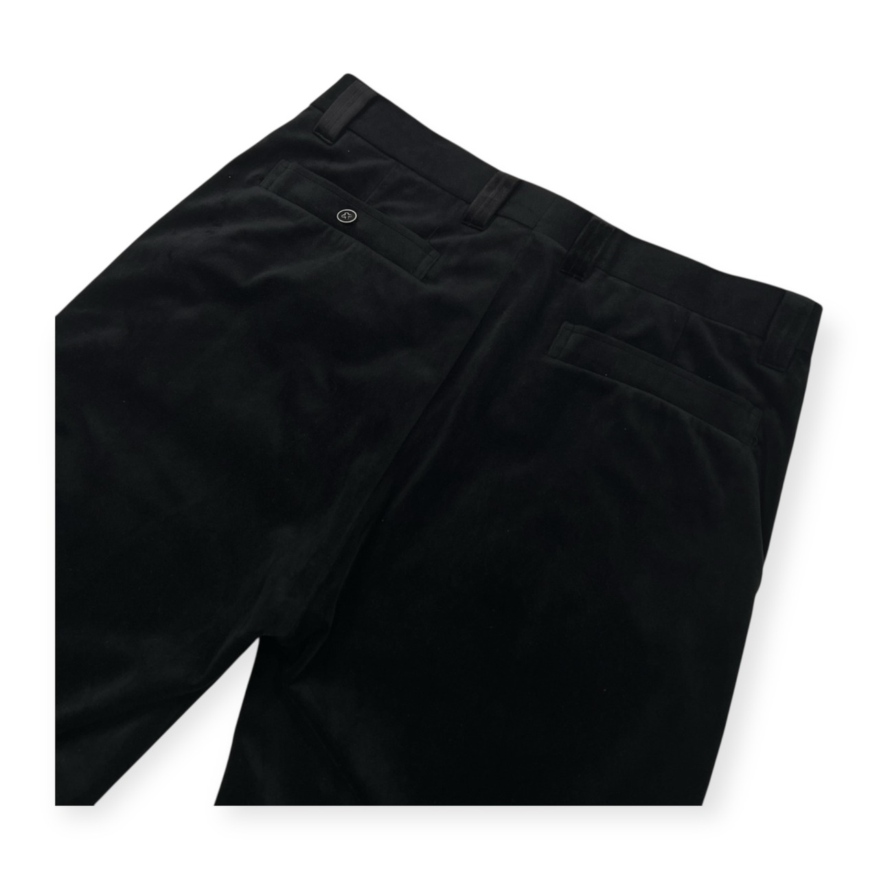 PAGELO パジェロ ベロア スラックスパンツ ボトムス サイズ 88 /ブラック/メンズ/アンジェロ