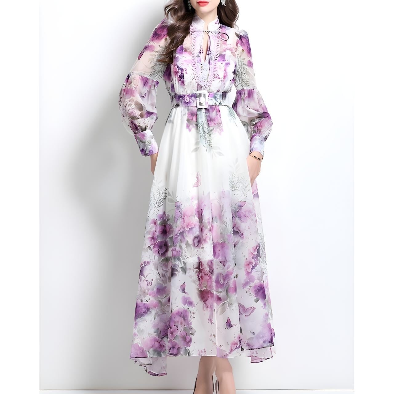 フローラルグレースワンピース L1740