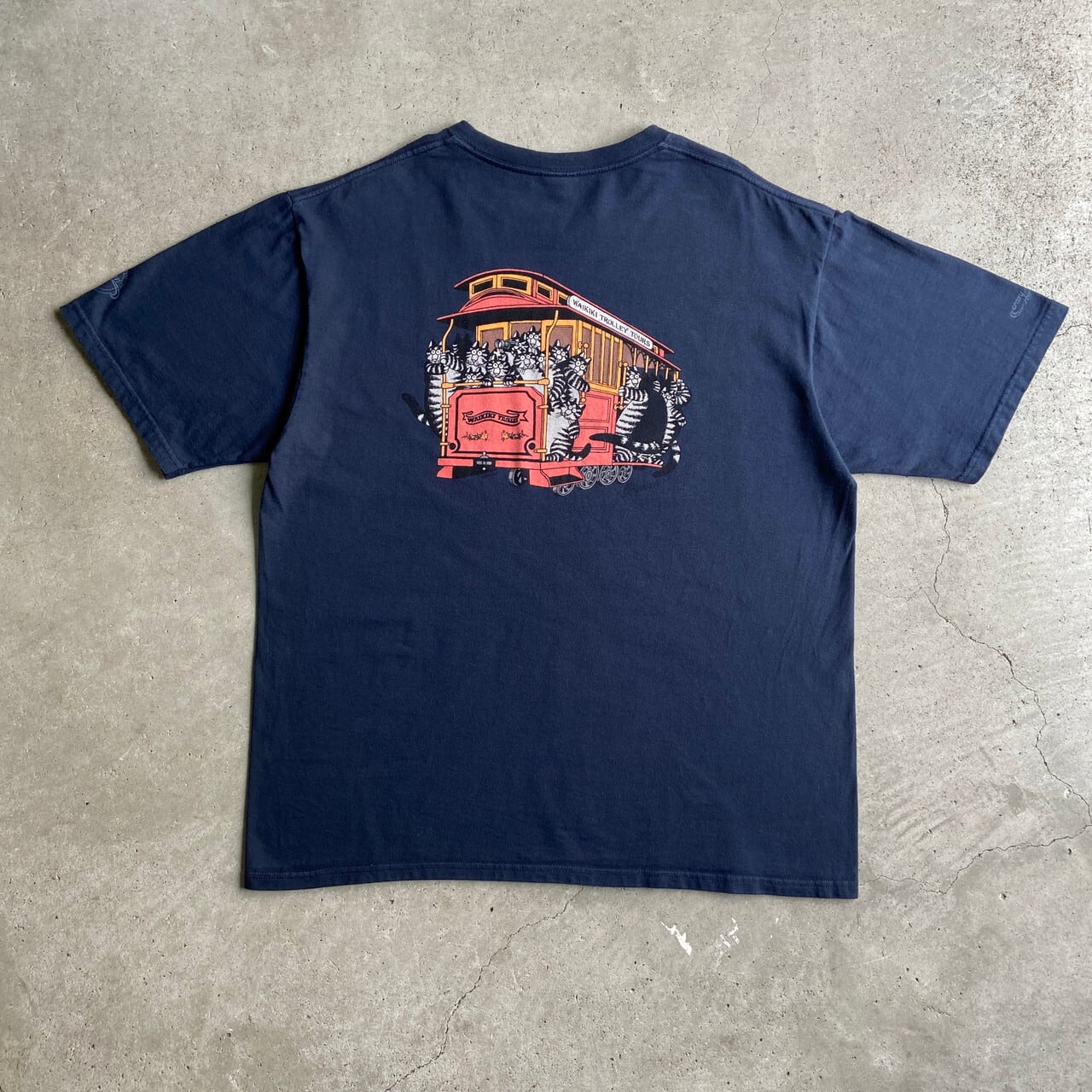 CRAZY SHIRT クレイジーシャツ HAWAII ハワイ 両面プリント 猫