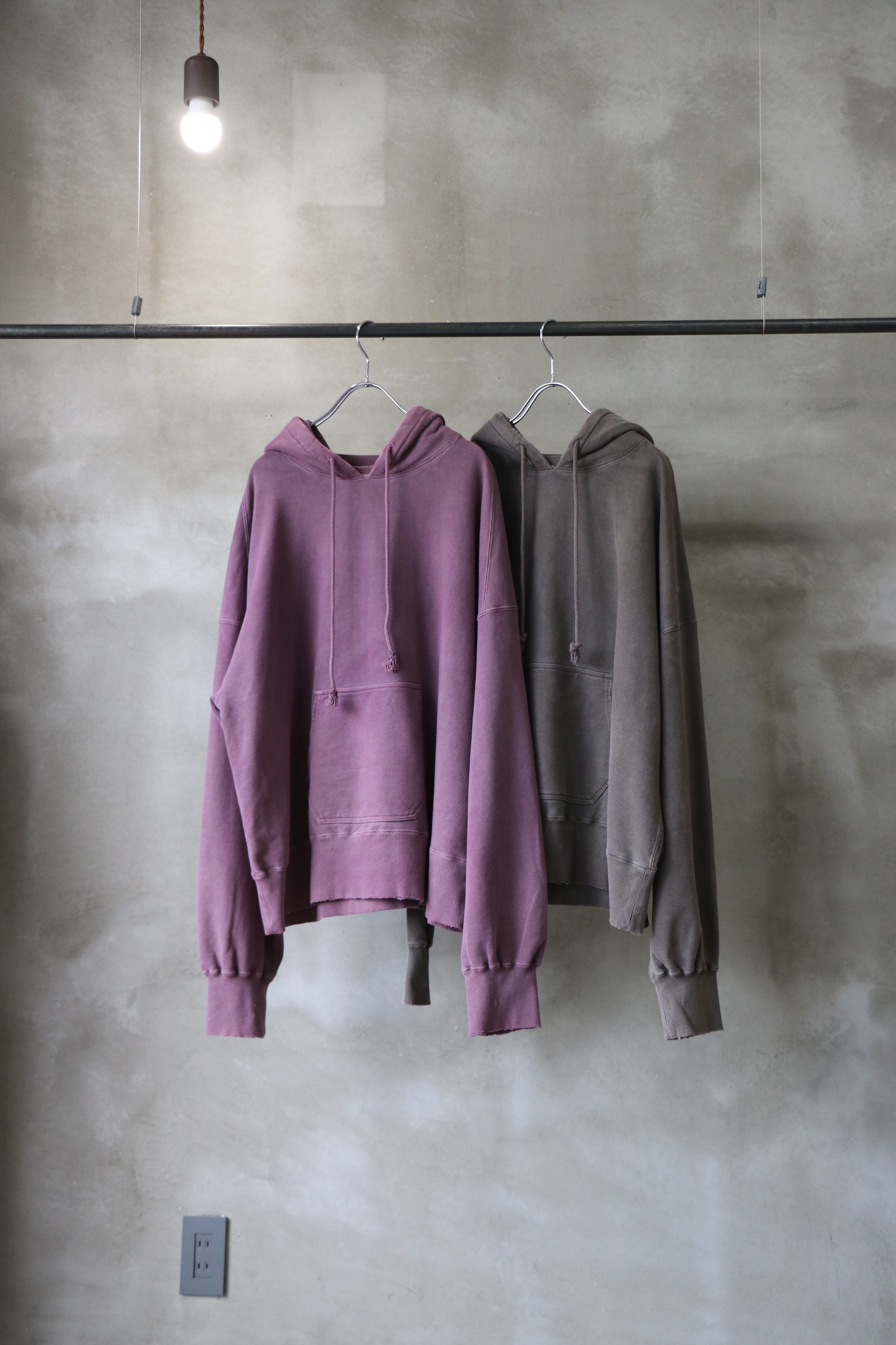 Ancellm / DYED DAMAGE HOODIE / ANC-CT69-A / アンセルム ダメージ 