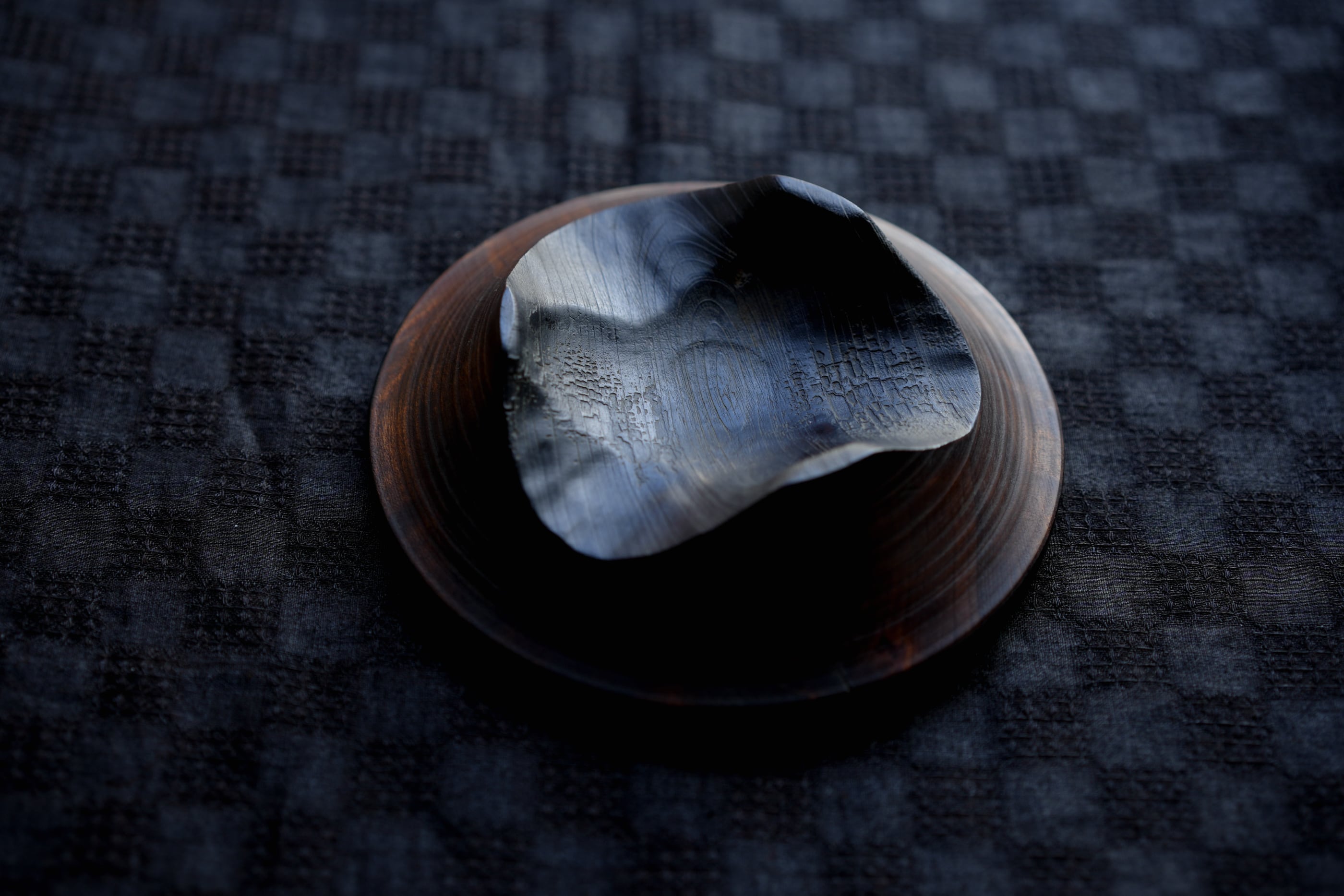 阿源】漆・小高台 / 【AYuan】 Lacquer Plate or Dish | ichibutu