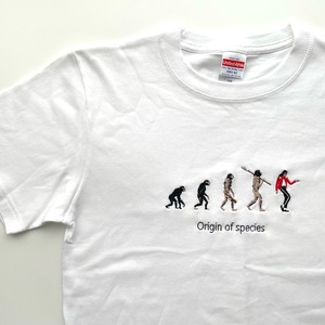 ◆I様オーダー品◆刺繍Tシャツ【origin of species】T-241