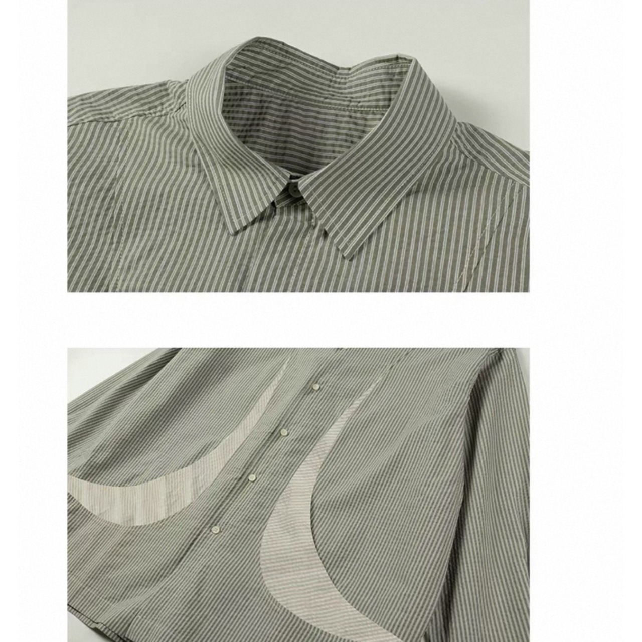 Striped big pocket shirt 1512 - 19
