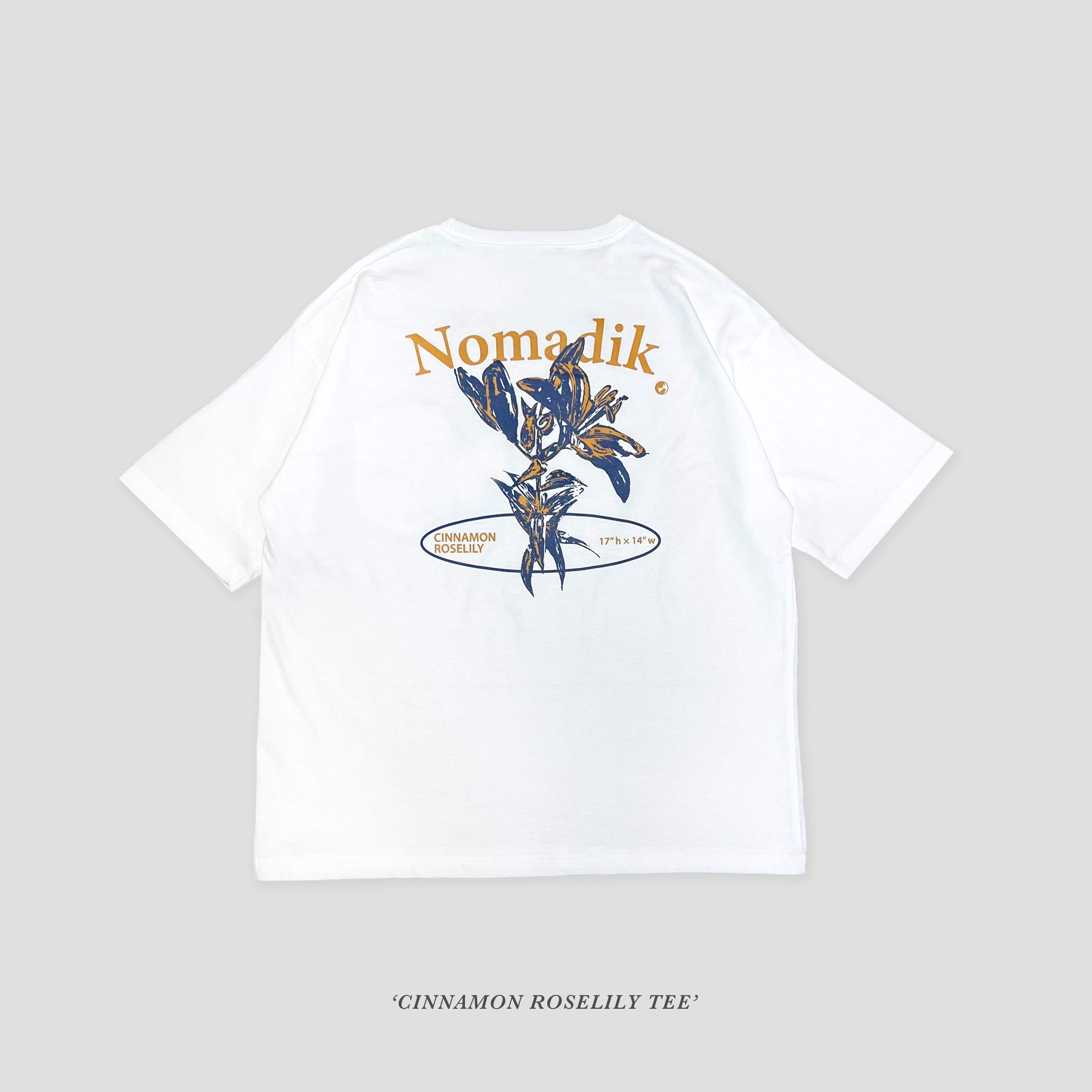 【新品】nomadik CINNAMON ROSELILY TEETシャツ/カットソー(半袖/袖なし)