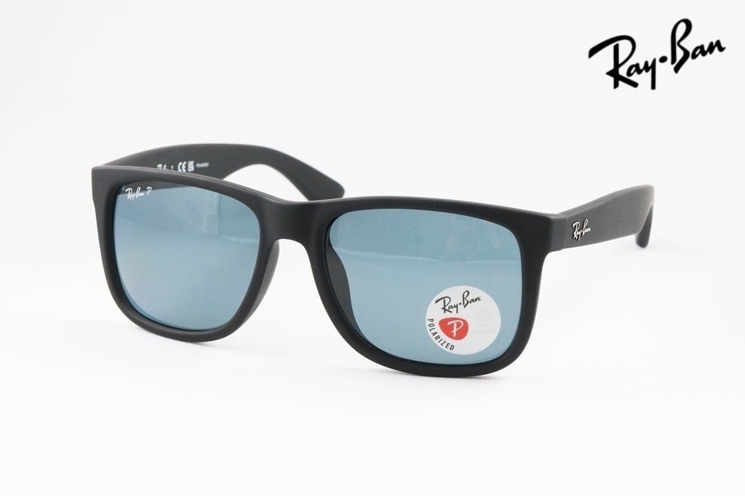 Ray-Ban 偏光 サングラス RB4165-F 622/2V JUSTIN スクエア