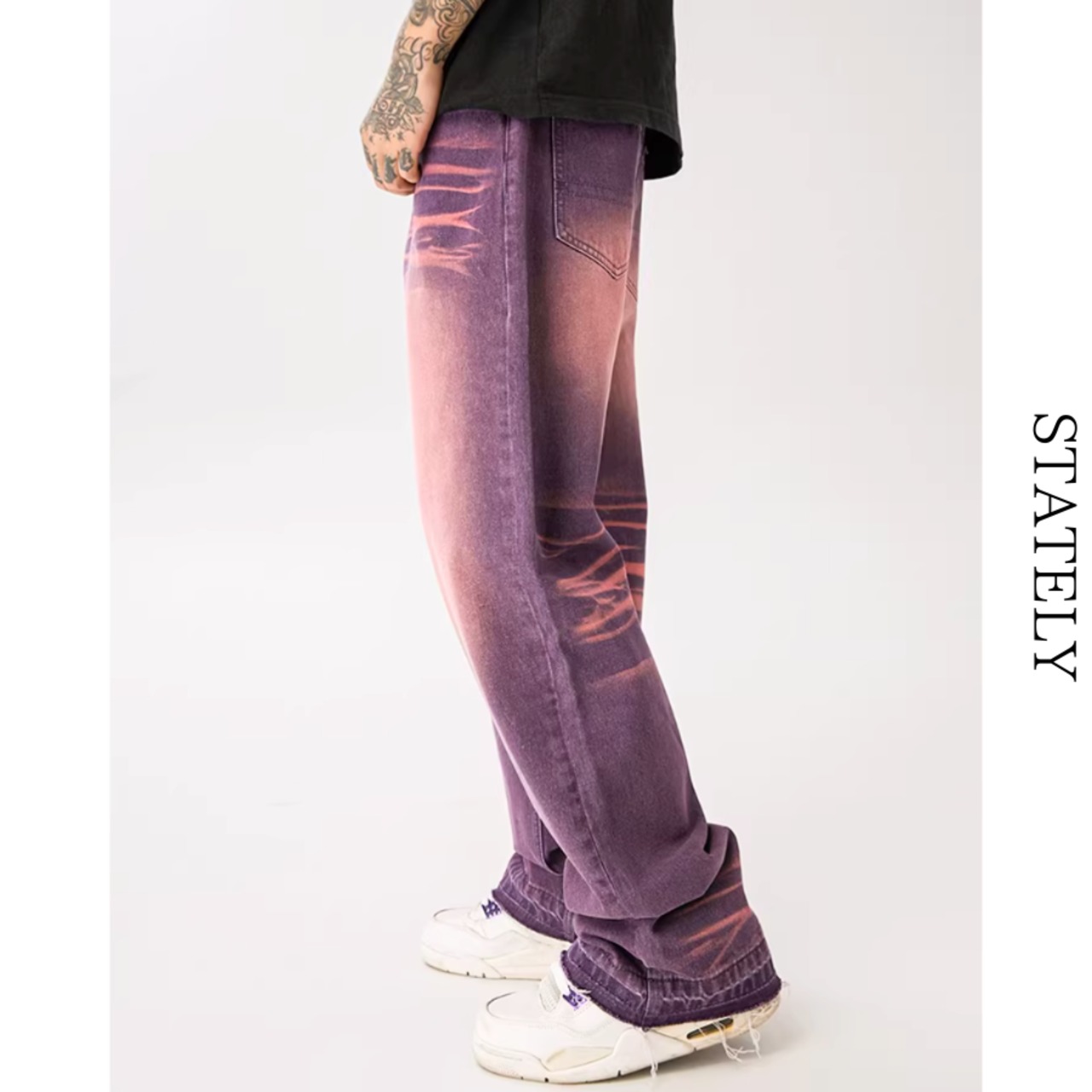 Gradient Fade ワイドデニム/5color_B28・画像3