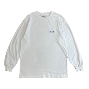 Reverse Original “REV” L/S Tee - white