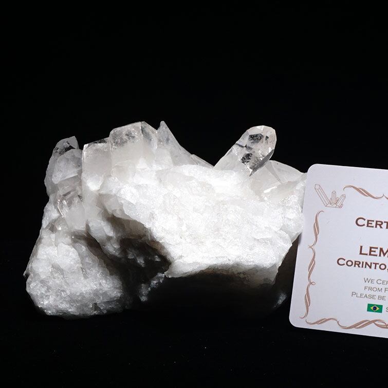 水晶 クラスター ブラジル ミナスジェライス州 コリント産 レムリアンシード 証明書付属 一点物 282-246