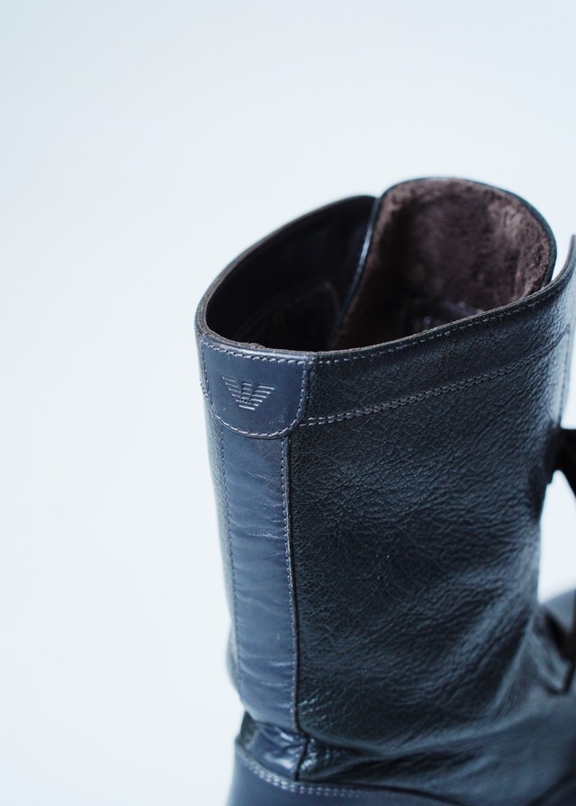 00's EMPORIO ARMANI lace up boots