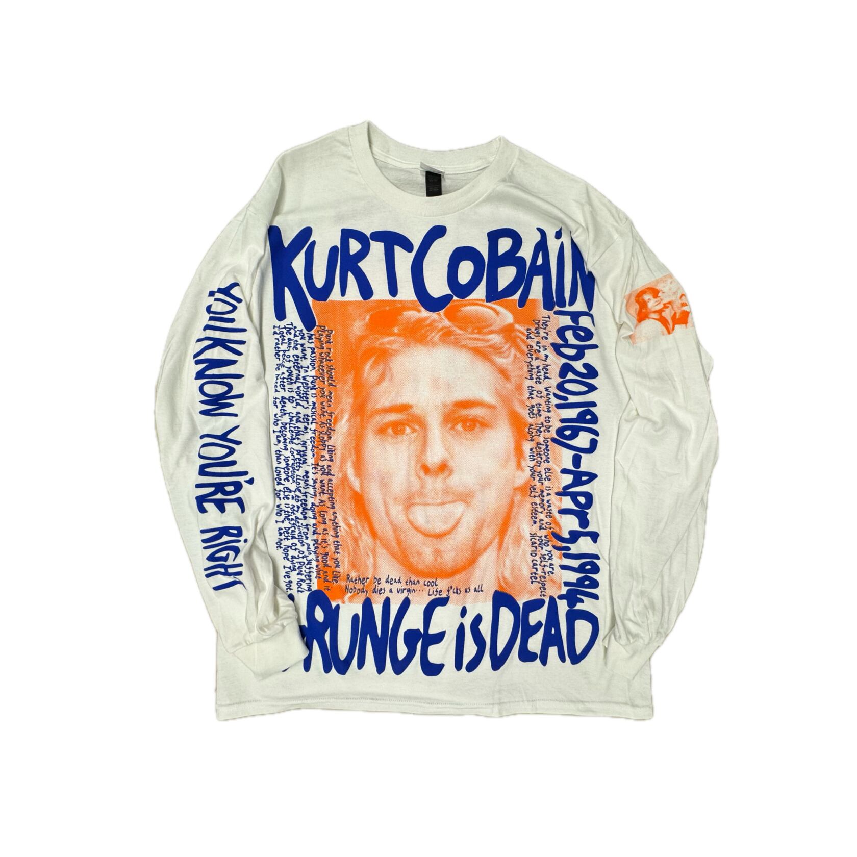 シカリオカルテル Kurt Cobain グラフィック 長袖Tシャツ L Tシャツ