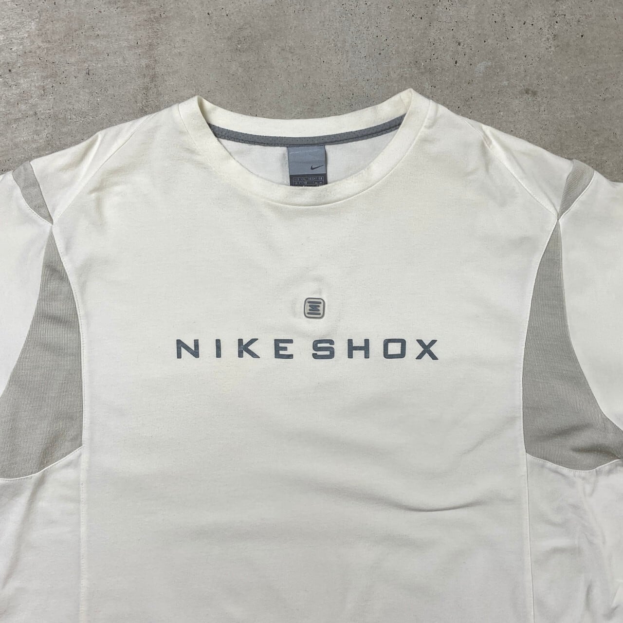 90年代 NIKE SHOX ナイキ スウォッシュ Tシャツ メンズ2XL 古着 90s
