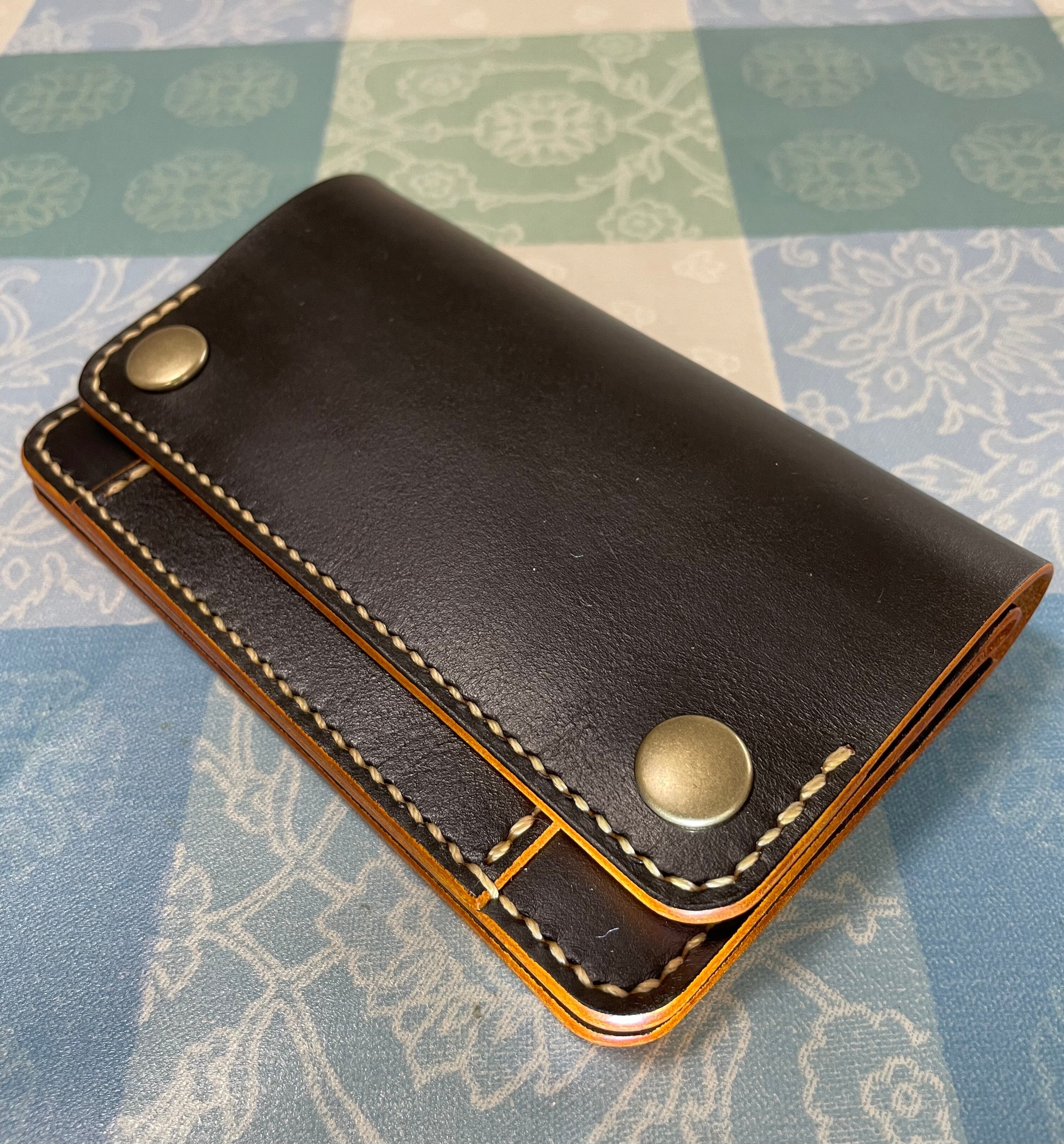 トラッカーウォレット　part5 二つ折り財布　黒　ミドルサイズ トラッカーウォレット part5 二つ折り財布 黒 ミドルサイズ トラッカー