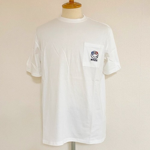 Monsieur Pocket Embroidery T-shirts　Off White