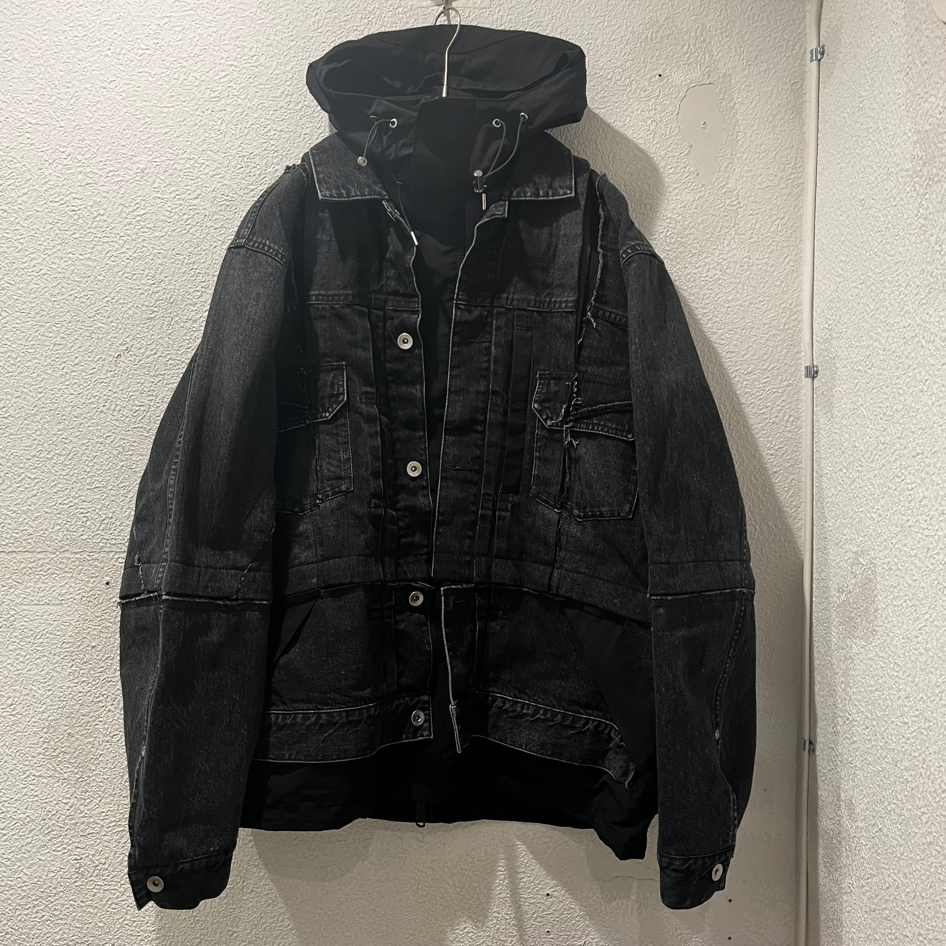 sacai サカイ 再構築デニムジャケット 21-02604M SIZE1【表参道t2】 | ブランド古着Brooch powered by BASE