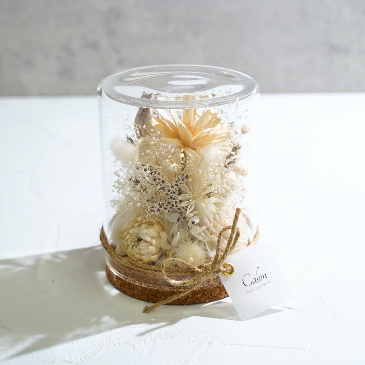 【ホワイト】ボトルフラワー Mサイズ BM-09≪限定1点≫