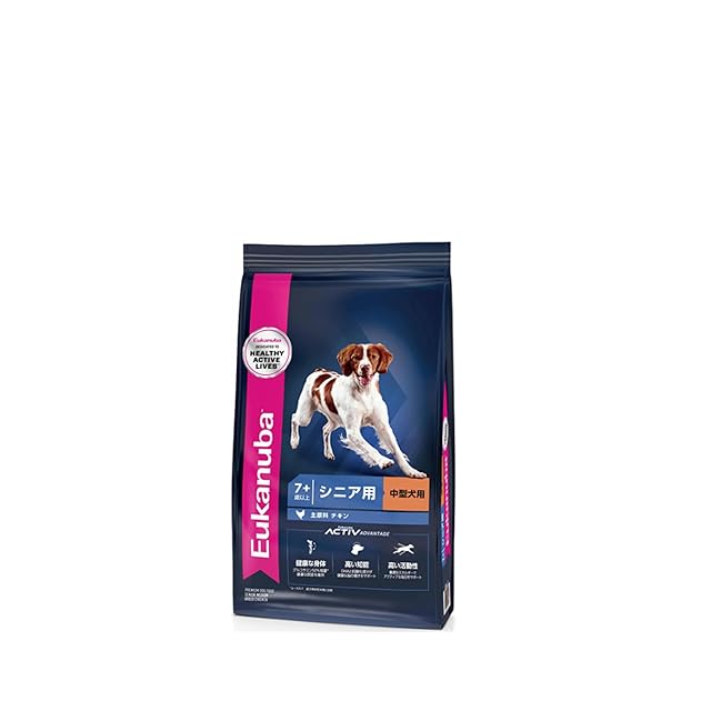 Eukanuba シニア7才から中型犬用ドライフード 15kg 犬用品 ユーカヌバ